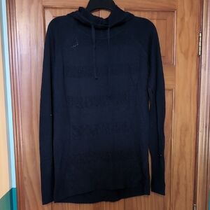 Women's navy hoodie Sweater